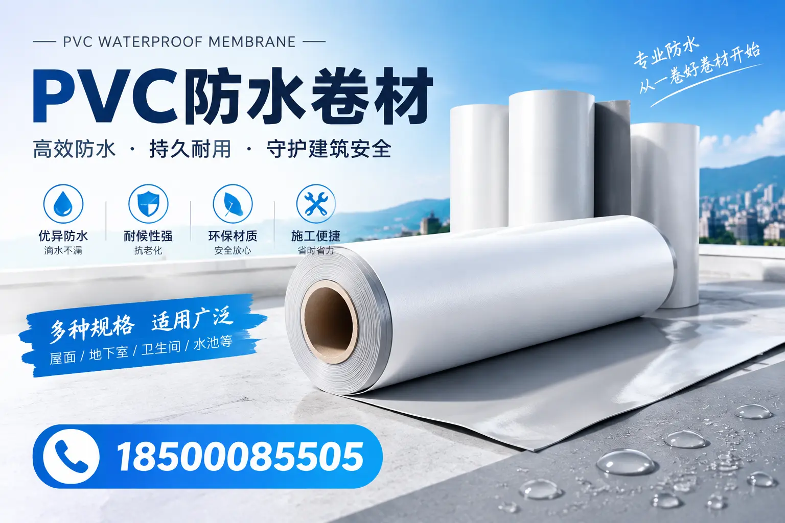 如何选择适合的PVC防水卷材?专家为您解答平顶山的需求